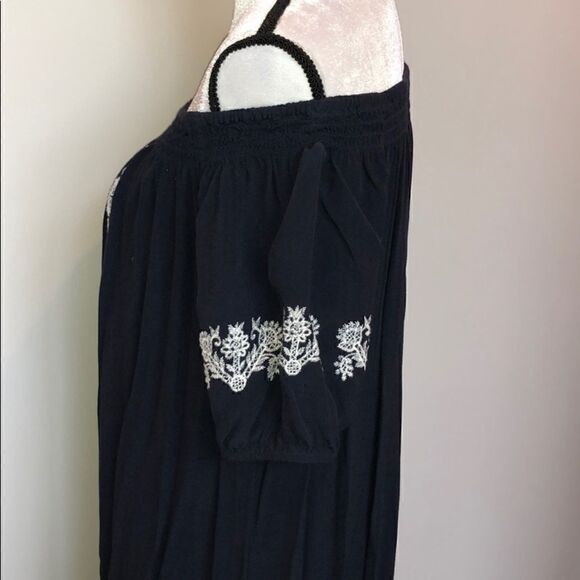 Loft navy and white dress/coverup size XS - Picture 3 of 6